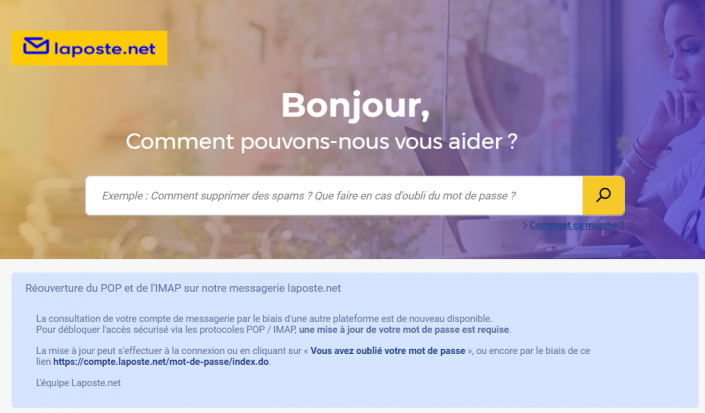 Messagerie Laposte.net : Réactivation IMAP Et POP3 Par Un Changement De ...